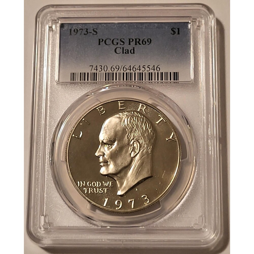 1973 S Clad Eisenhower Dollar Proof PR69 PCGS